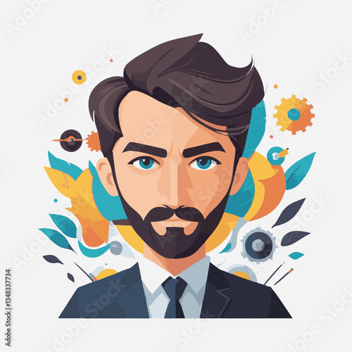 employee appreciation day, investment solution, copy space, confident man, lawyer office, finance management, boss, 40 40s, arms crossed, team, middle age, work, company formal, elder aged, latin hisp