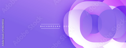 Abstract background with layered translucent gradient shapes