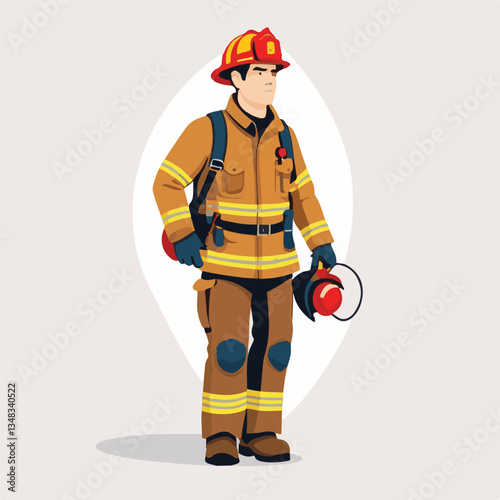 fireman, firefighter, safety, emergency, danger, man, rescue, fire, fighter, uniform, helmet, protection, background, service, red, equipment, hose, occupation, job, burn, person, work, male, hero, pr