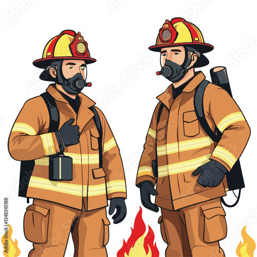 fireman, firefighter, safety, emergency, danger, man, rescue, fire, fighter, uniform, helmet, protection, background, service, red, equipment, hose, occupation, job, burn, person, work, male, hero, pr