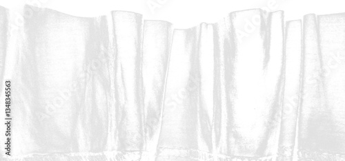 Transparent Distressed Curtain Overlay Texture PNG