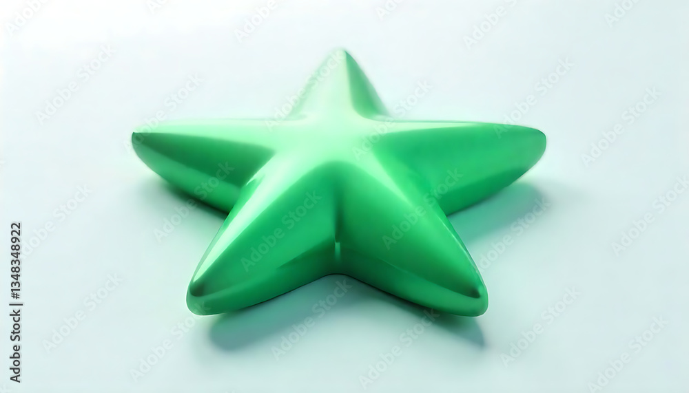 Obraz premium green Christmas star, 32K Revolution