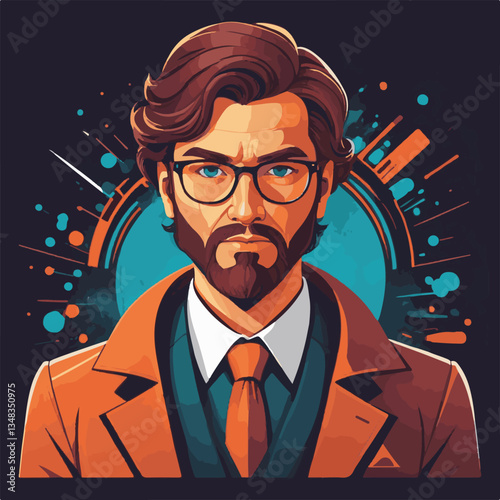 employee appreciation day, investment solution, copy space, confident man, lawyer office, finance management, boss, 40 40s, arms crossed, team, middle age, work, company formal, elder aged, latin hisp