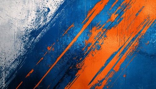 Bold color combinations create an energetic and dynamic visual experience.