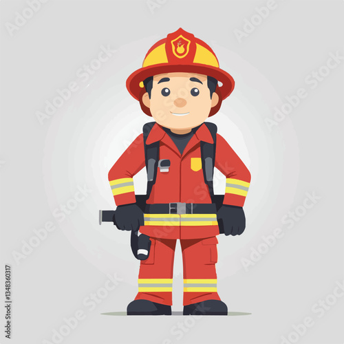 fireman, firefighter, safety, emergency, danger, man, rescue, fire, fighter, uniform, helmet, protection, background, service, red, equipment, hose, occupation, job, burn, person, work, male, hero, pr