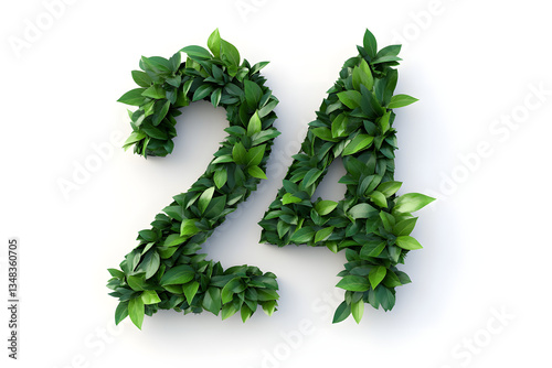 Green Leaves Form Number Twenty-Four