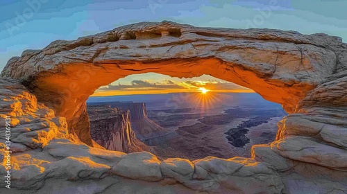 Sunrise at mesa arch canyonlands national park landscape photography natural environment scenic view