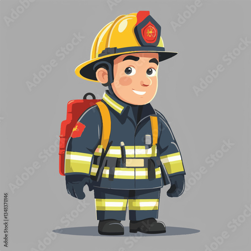 fireman, firefighter, safety, emergency, danger, man, rescue, fire, fighter, uniform, helmet, protection, background, service, red, equipment, hose, occupation, job, burn, person, work, male, hero, pr