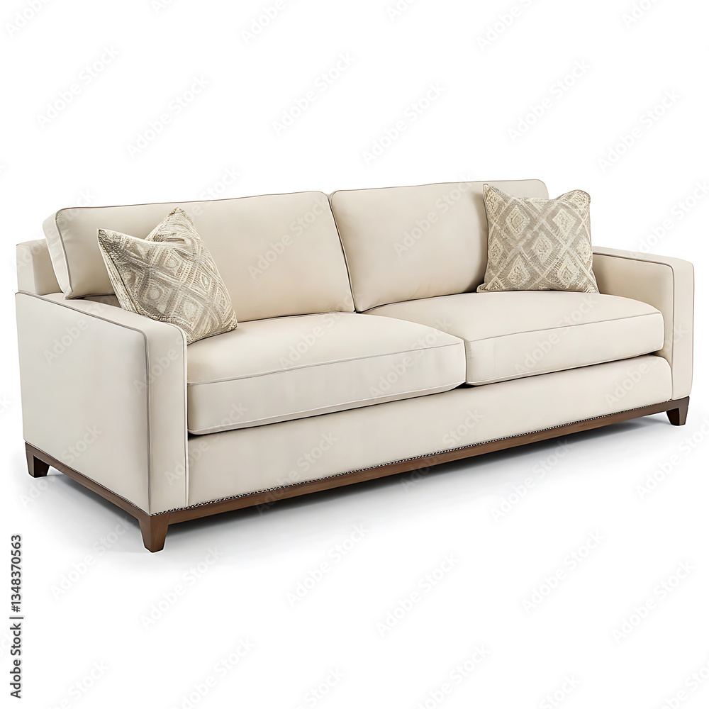 Fototapeta premium sofa isolated on white