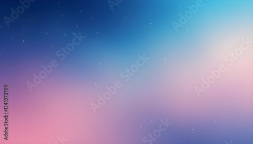 Delicate Dusk Sky Gradient with Starry Scatter