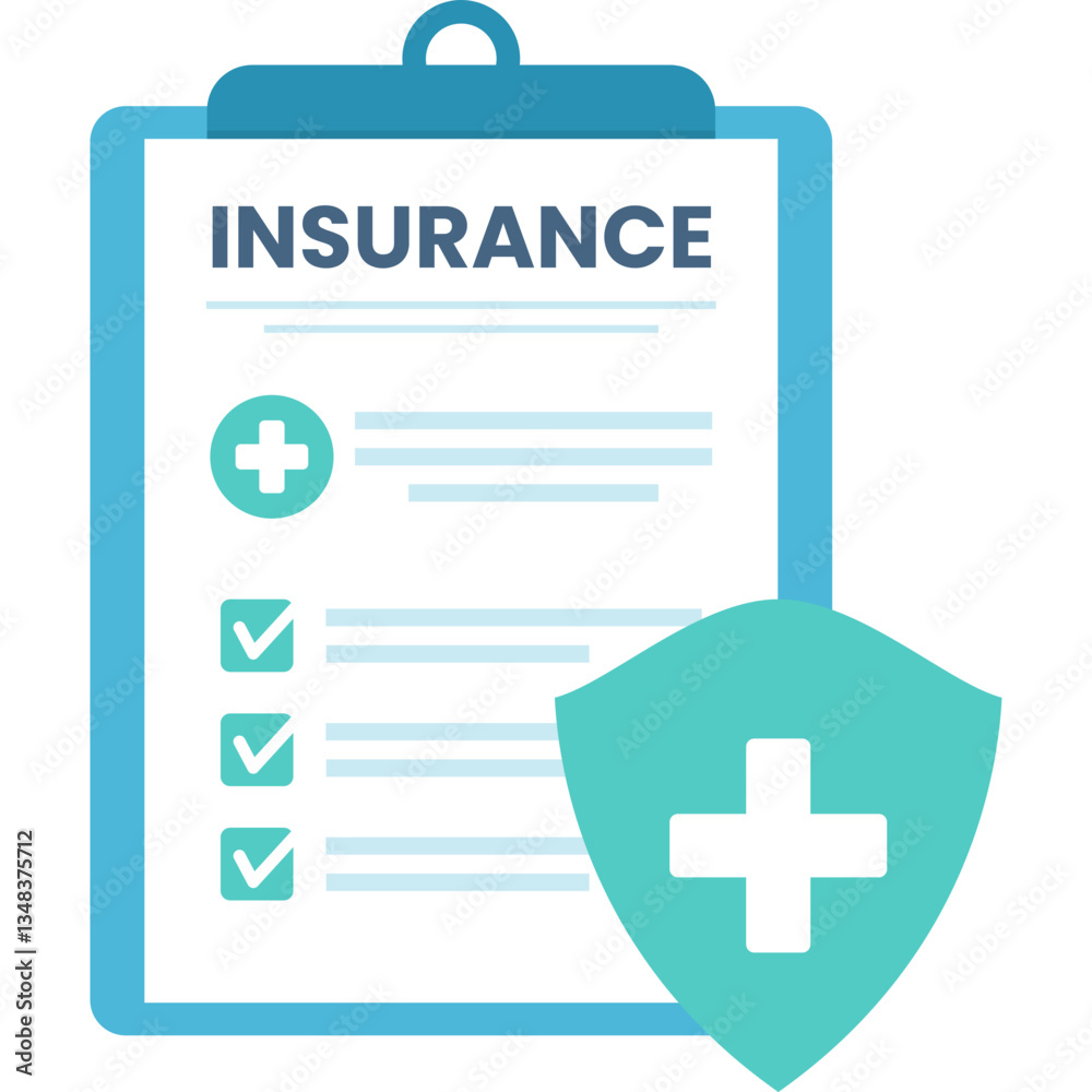 Fototapeta premium Health Insurance Illustration