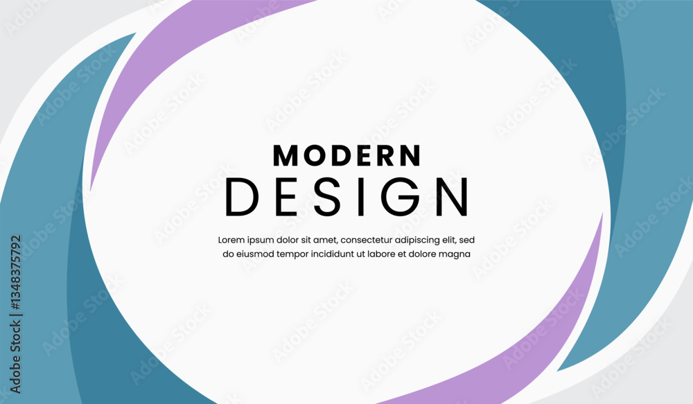 Fototapeta premium Blue and purple abstract geometric background vector illustration