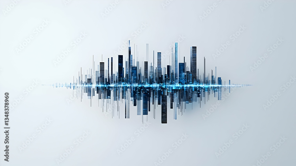 Abstract City Waveform Design Abstract City Waveform Design