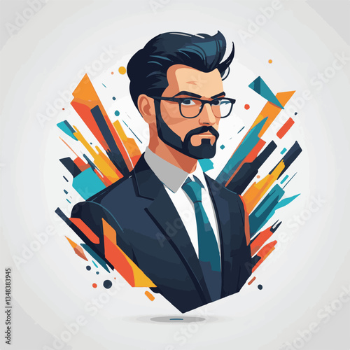 employee appreciation day, investment solution, copy space, confident man, lawyer office, finance management, boss, 40 40s, arms crossed, team, middle age, work, company formal, elder aged, latin hisp