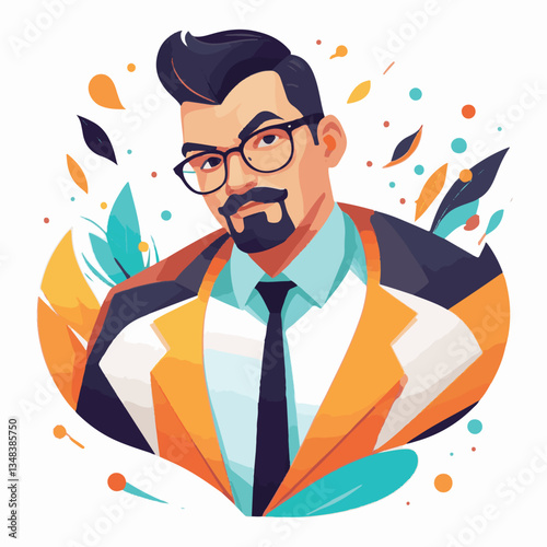 employee appreciation day, investment solution, copy space, confident man, lawyer office, finance management, boss, 40 40s, arms crossed, team, middle age, work, company formal, elder aged, latin hisp