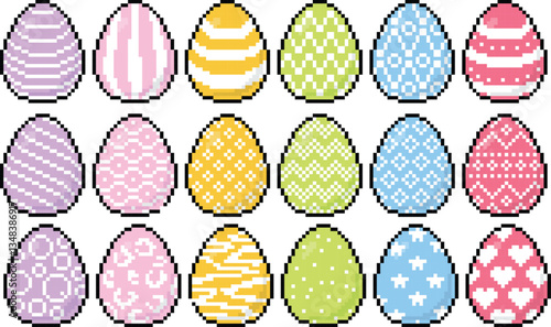 Pixel Art Easter Eggs 1