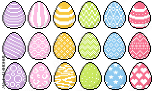 Pixel Art Easter Eggs 1