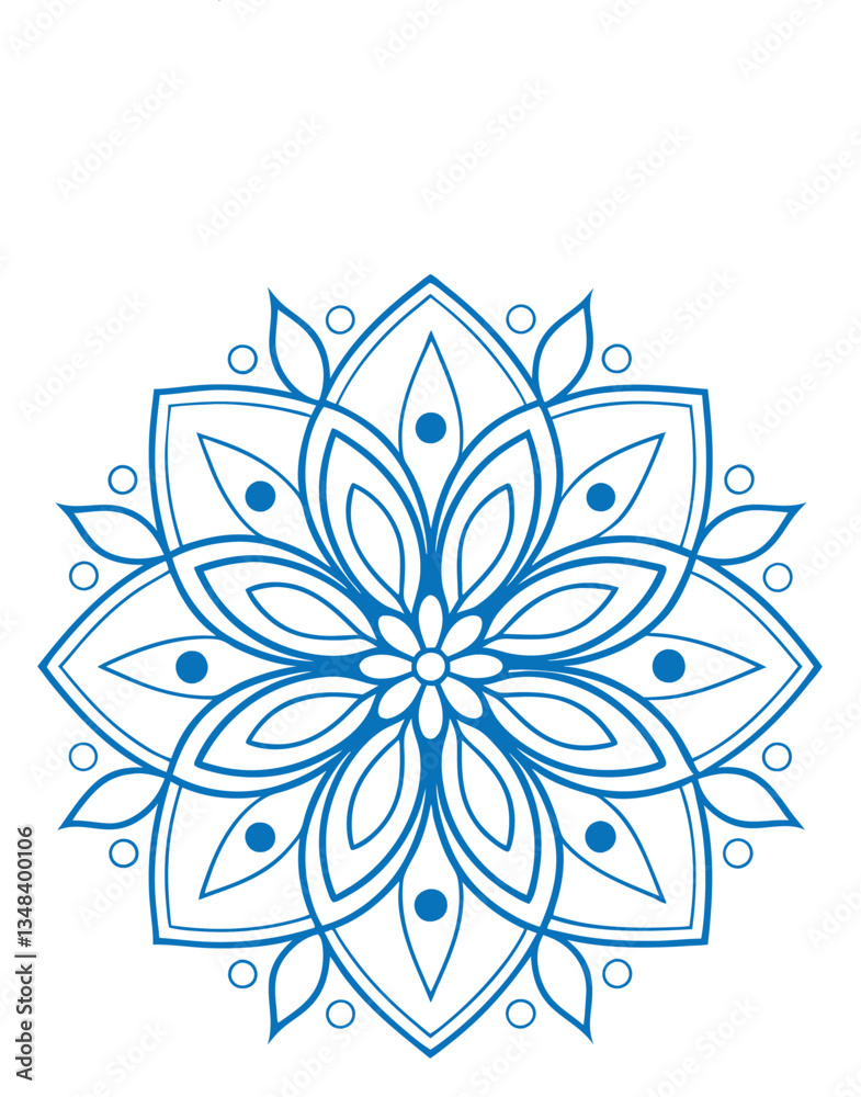 abstract floral design