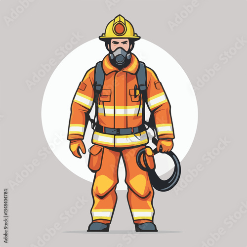 fireman, firefighter, safety, emergency, danger, man, rescue, fire, fighter, uniform, helmet, protection, background, service, red, equipment, hose, occupation, job, burn, person, work, male, hero, pr