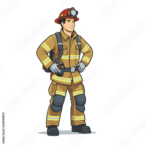 fireman, firefighter, safety, emergency, danger, man, rescue, fire, fighter, uniform, helmet, protection, background, service, red, equipment, hose, occupation, job, burn, person, work, male, hero, pr