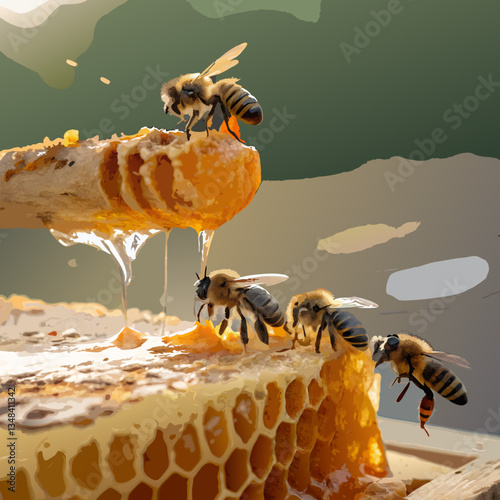 bees and honey