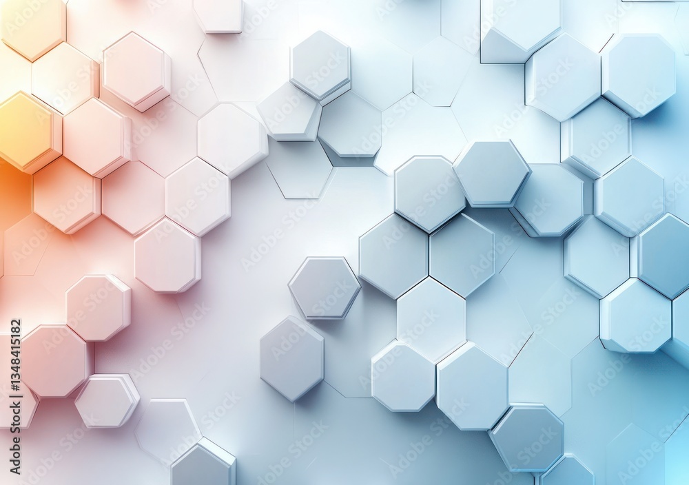 White Hexagonal Geometric Pattern Background with Soft Gradient and Minimalist Design White Hexagonal Geometric Pattern Background with Soft Gradient and Minimalist Design