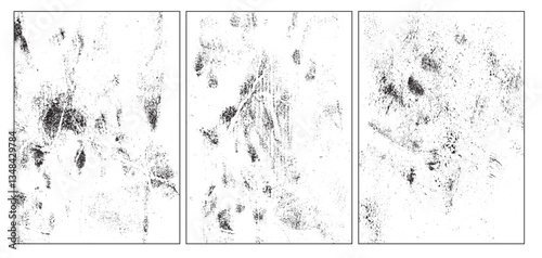 Set of grunge Overlay texture background, Vector grunge abstract texture, Grunge texture distressed dust overlay.