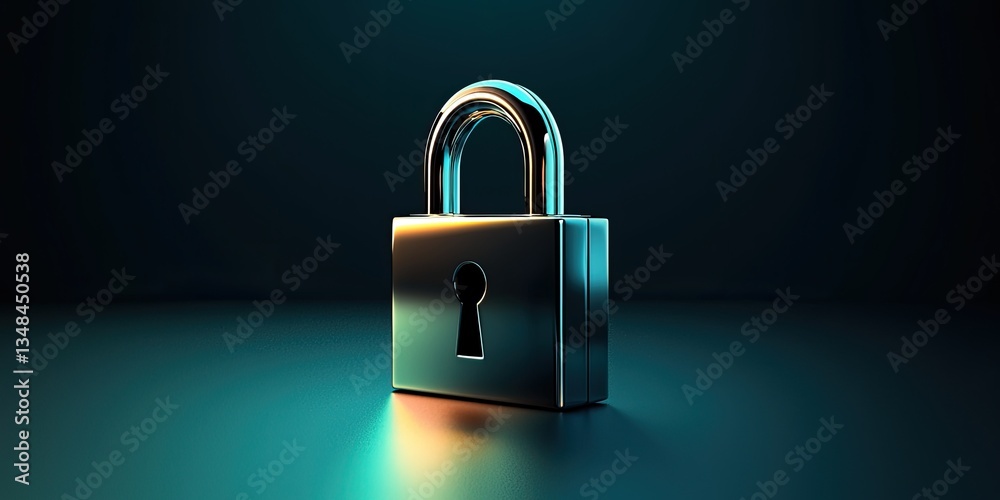 Fototapeta premium Infographic on the ignificance of cybersecurity in finance, featuring clear visuals and educational elements.