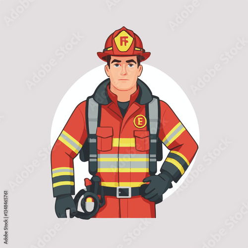 fireman, firefighter, safety, emergency, danger, rescue, fire, man, fighter, uniform, helmet, equipment, red, service, protection, background, hose, work, occupation, job, burn, person, hero, professi