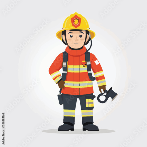 fireman, firefighter, safety, emergency, danger, rescue, fire, man, fighter, uniform, helmet, equipment, red, service, protection, background, hose, work, occupation, job, burn, person, hero, professi