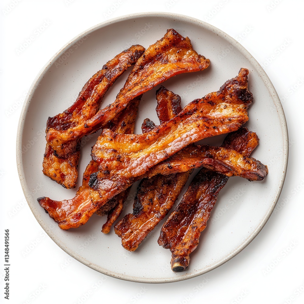 Deliciously Grilled Pork Ribs on a Simple Plate Ready to Savory Eating, Perfectly Charred with an Irresistible Glaze for Barbecue Lovers and Foodies Deliciously Grilled Pork Ribs on a Simple Plate Ready to Savory Eating, Perfectly Charred with an Irresistible Glaze for Barbecue Lovers and Foodies