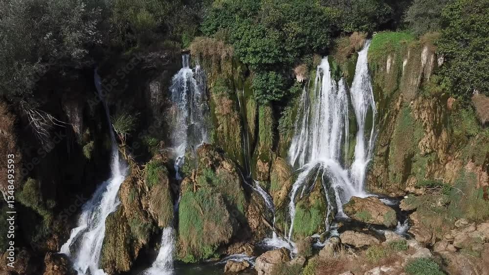 Waterfall Majesty: A Natural Cascade Waterfall Majesty: A Natural Cascade