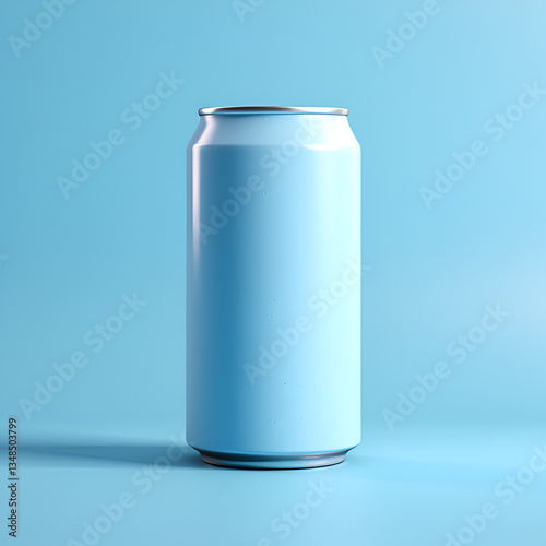 can of soda isolated on white