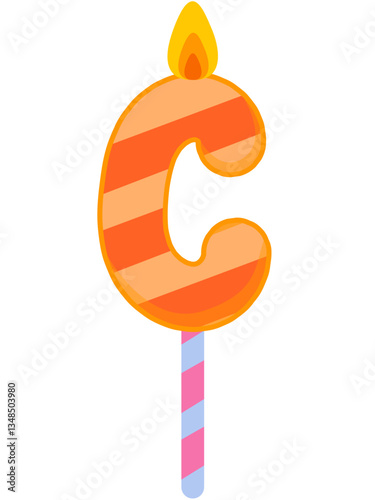 Birthday Cake Topper Letters and Numberes
