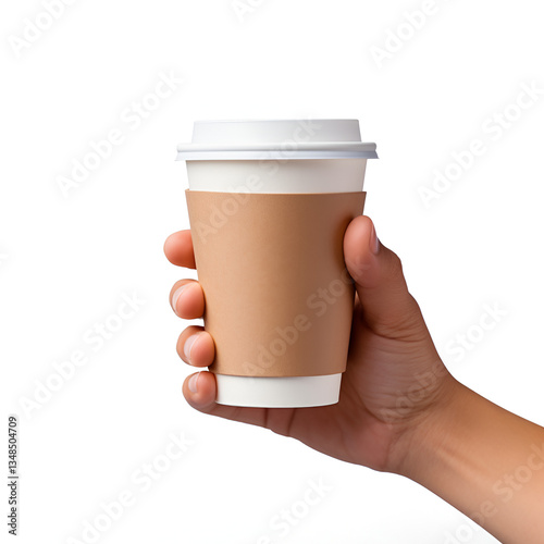hand holding a cup of coffee