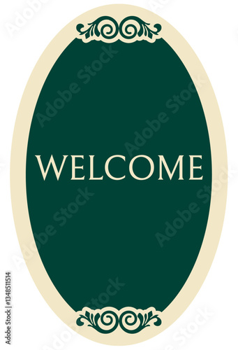 Welcome parking sign 