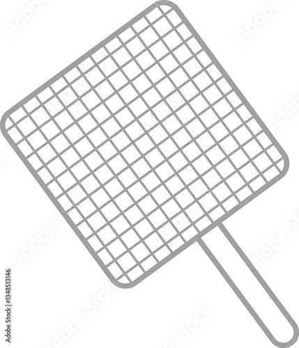 석쇠 불판 일러스트