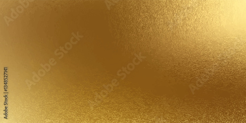 Gold foil leaf texture, glass effect background vector illustration.eps10
