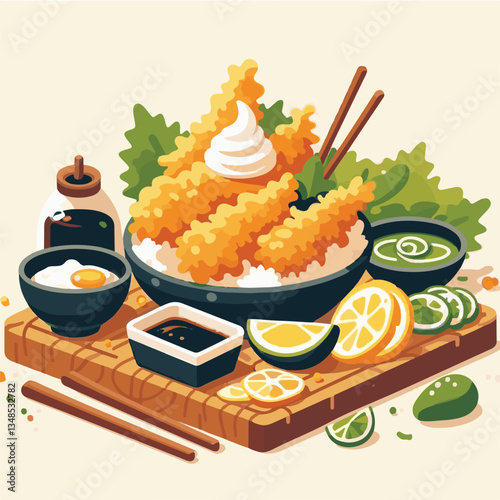 tempura, shrimp, food, delicious, seafood, cuisine, asian, restaurant, lunch, gourmet, meal, crispy, fried, plate, japanese food, dinner, tasty, japanese, sauce, isolated, prawn, appetizer, dish, fres