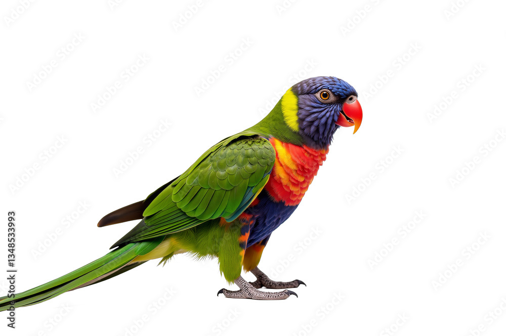 Obraz premium Macaws Majestic Parrots with Vivid Colors