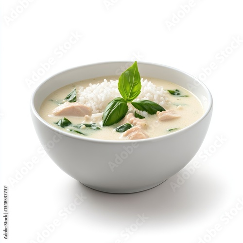 Wallpaper Mural Creamy chicken curry in a bowl, close-up shot Torontodigital.ca