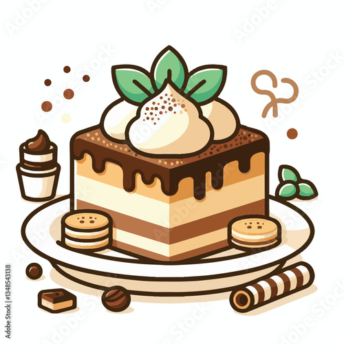 dessert, delicious, tiramisu, cream, cake, food, sweet, chocolate, coffee, italian, gourmet, pastry, background, cocoa, brown, mascarpone, bakery, homemade, cuisine, tasty, confectionery, plate, cooki