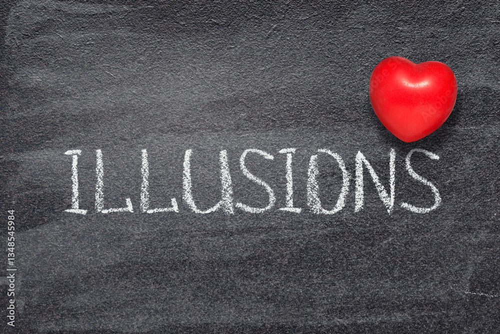 illusions word heart