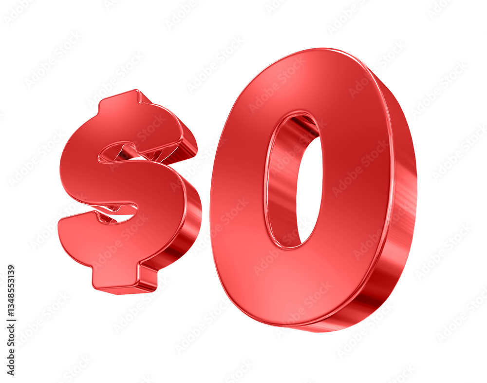 0 Dollar Red 0 Dollar Red