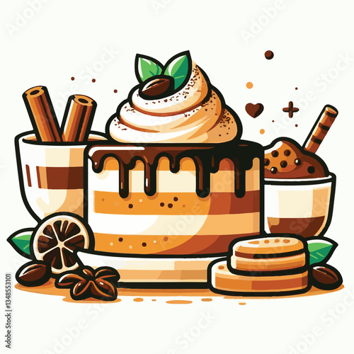 dessert, delicious, tiramisu, cream, cake, food, sweet, chocolate, coffee, italian, gourmet, pastry, background, cocoa, brown, mascarpone, bakery, homemade, cuisine, tasty, confectionery, plate, cooki