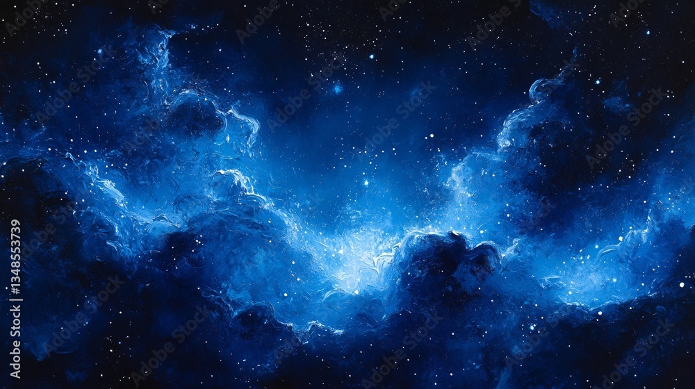 Fototapeta premium An ethereal and beautiful depiction of outer space and stars