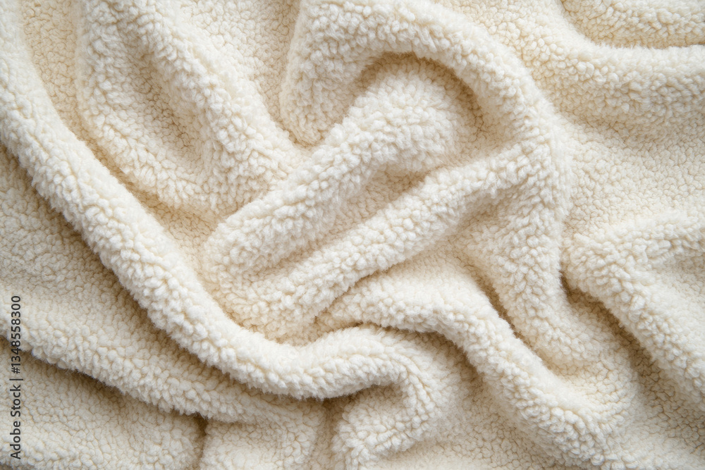 A soft, nubby boucle fabric texture background in creamy off-white. The cozy, looped yarn surface creates an elegant yet casual aesthetic, perfect for winter coats, textured upholstery, and A soft, nubby boucle fabric texture background in creamy off-white. The cozy, looped yarn surface creates an elegant yet casual aesthetic, perfect for winter coats, textured upholstery, and