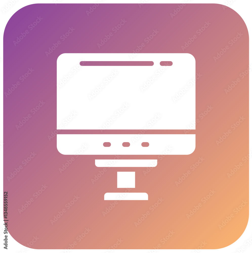 Vector Design Lcd Icon Style Vector Design Lcd Icon Style