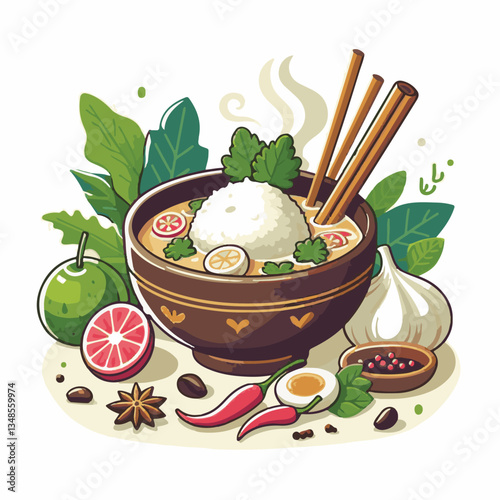 chicken, food, bowl, thai, asian, coconut, galangal, soup, dinner, thailand, spicy, lime, milk, background, tom kha, coconut soup, chili, creamy, cuisine, mushroom, gai, tom, sour, tom kha gai, thai f