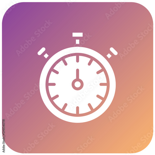 Vector Design Stopwatch Icon Style